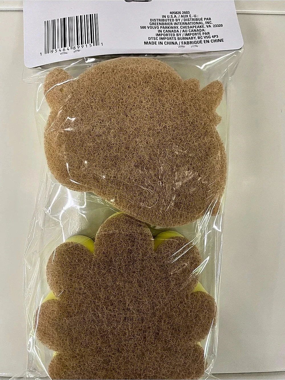 Seasonal Designs Seasonal Dish Sponges Orange & Brown NWT